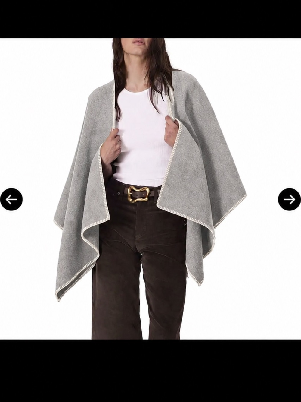 rag & bone Ingrid Wool Poncho